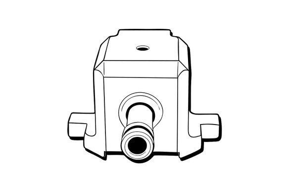 V-Twin - 35-1438 - Sifton Fuel Pressure Regulator Housing Body - Fits 2001-2007 Harley-Davidson FXST, FLST