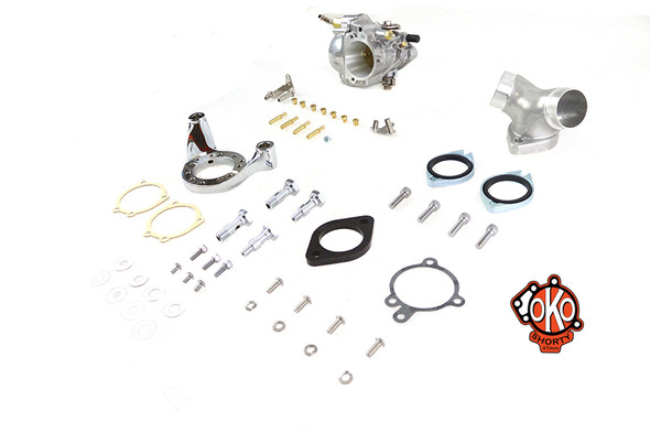 V-Twin - 35-1465 - OKO Performance 1-7/8 inch Shorty Carburetor Kit