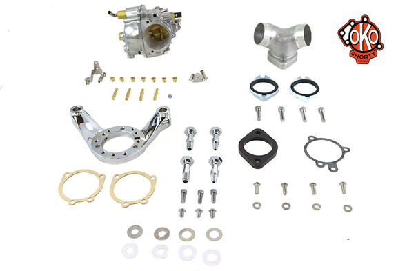 V-Twin - 35-1465 - OKO Performance 1-7/8 inch Shorty Carburetor Kit