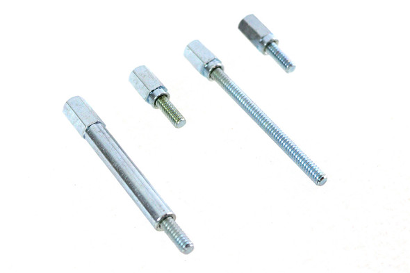 V-Twin - 35-2449 - Shorty Float Bowl Screw Set Zinc