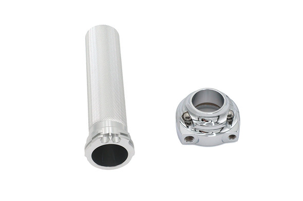 V-Twin - 35-3007 - Anderson Twist Grip Assembly Chrome