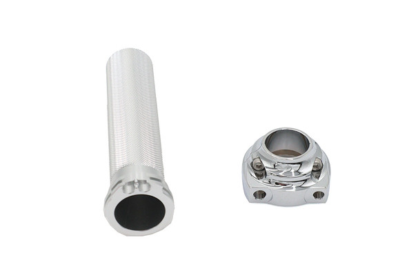 V-Twin - 35-3008 - Anderson Twist Grip Assembly Chrome