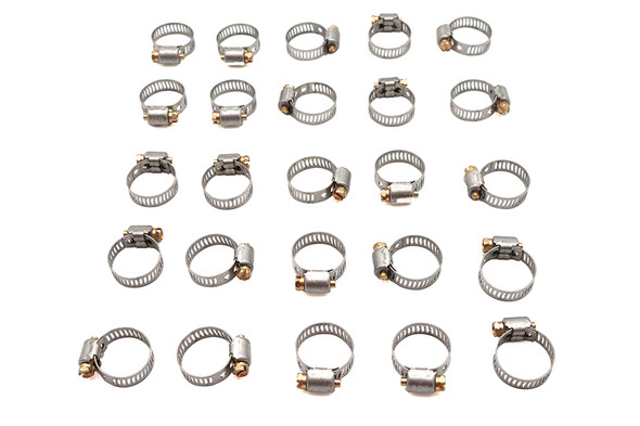 V-Twin - 35-8031 - Stainless Steel Oil Line Hose Clamp
