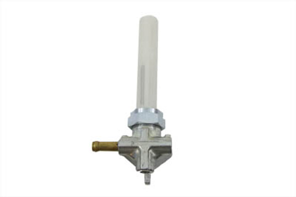 V-Twin - 35-9165 - Petcock Right Outlet with Nut Alloy