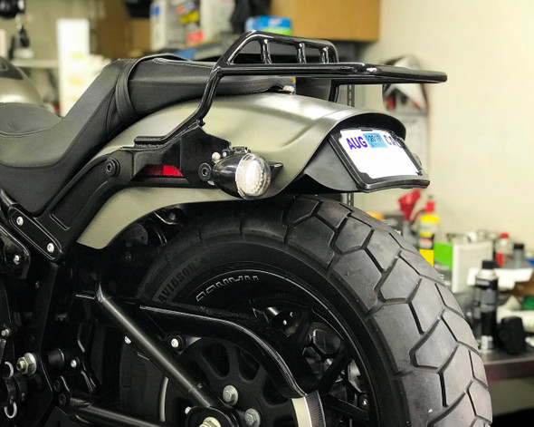 Cycle Visions - Curved License Plate Mount - fits '18-'21 FXFB Model