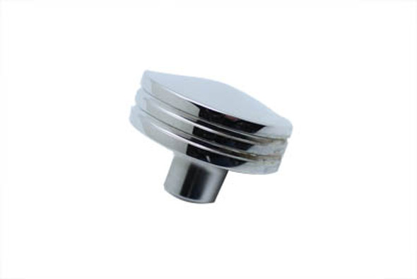 V-Twin - 36-0551 - Carburetor Choke Knob Chrome