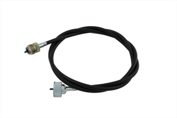 V-Twin - 36-0600 - 54-1/2 inch Black Speedometer Cable