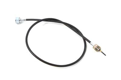 V-Twin - 36-0620 - 35 inch Black Speedometer Cable - Fits 1936-1940 Harley-Davidson EL, 1941-1961 FL, 1938-1948 UL