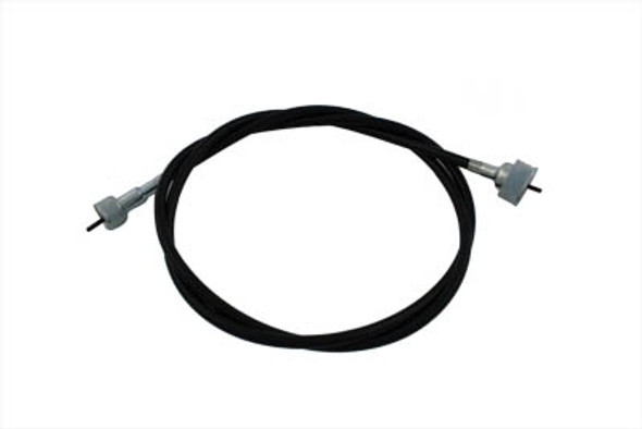 V-Twin - 36-0626 - 54-1/2 inch Black Speedometer Cable