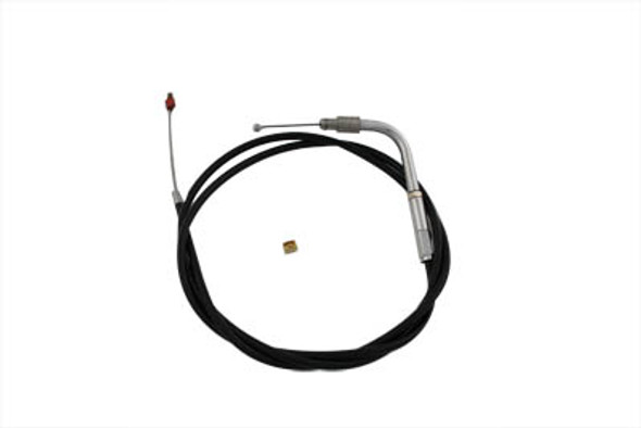 V-Twin - 36-0711 - 46.125 inch Black Throttle Cable