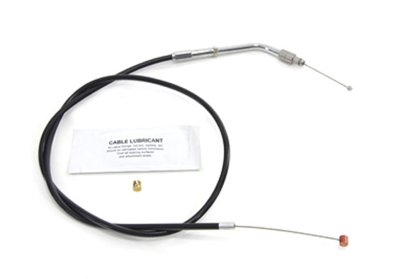 V-Twin - 36-0762 - 34 inch Black Throttle Cable