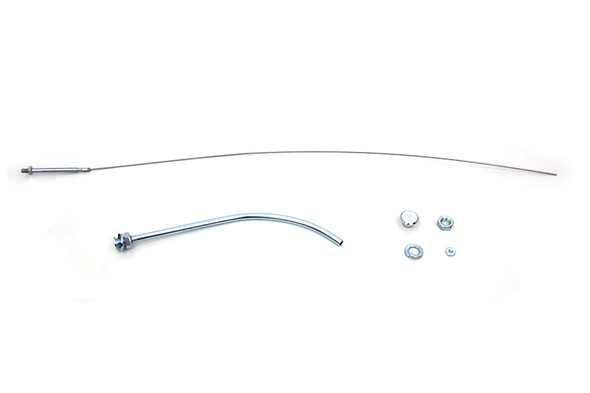 V-Twin - 36-0989 - Carburetor Choke Cable Assembly - Fits 1967-1970 Harley-Davidson XL, FL