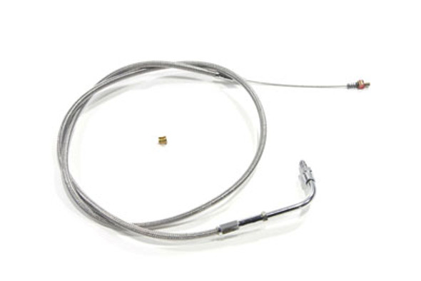 V-Twin - 36-1509 - Braided Stainless Steel Idle Cable