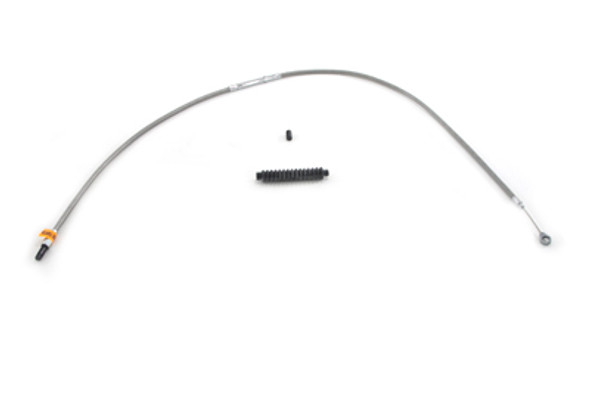 V-Twin - 36-1538 - 54 inch Braided Stainless Steel Clutch Cable