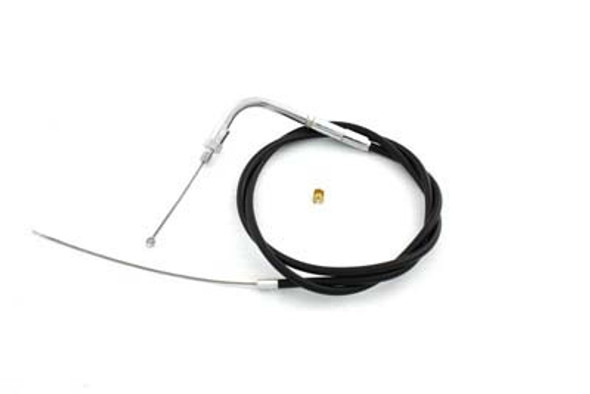 V-Twin - 36-2461 - Black Throttle Cable with 44 inch Casing