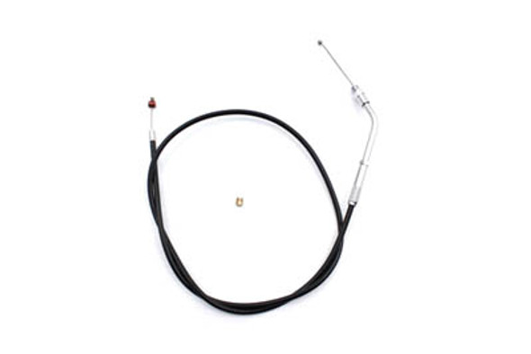 V-Twin - 36-2464 - Black Throttle Cable with 35.5 inch Casing