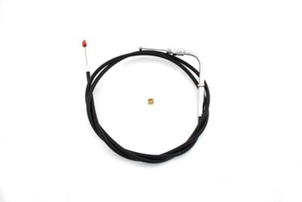 V-Twin - 36-2468 - Black Throttle Cable with 46.375 inch Casing