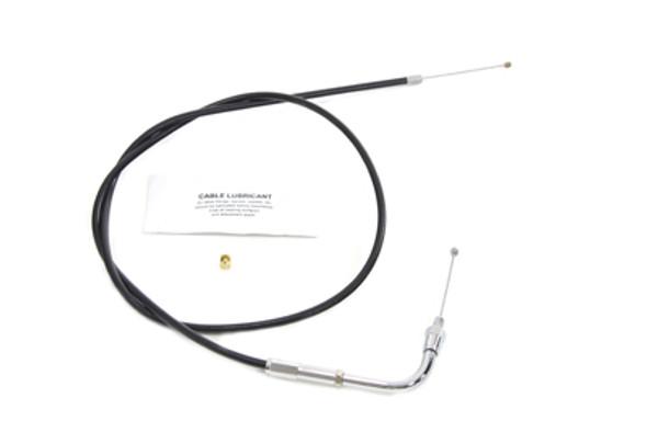 V-Twin - 36-2476 - 38 inch Black Throttle Cable