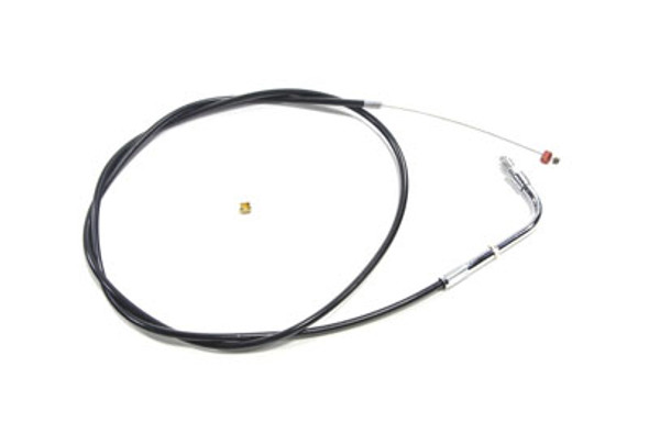 V-Twin - 36-2503 - 44.375 inch Black Throttle Cable