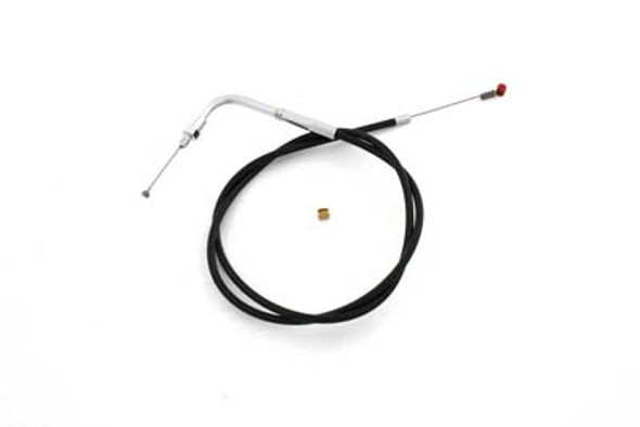V-Twin - 36-2506 - 30 inch Black Idle Cable 90  Elbow Fitting