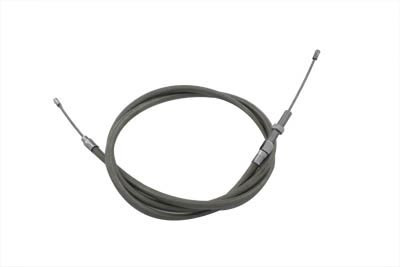 V-Twin - 36-2521 - Braided Stainless Steel Clutch Cable with 60.56 inch Casing - Fits 1971-1984 Harley-Davidson FX, 1968-1984 FL