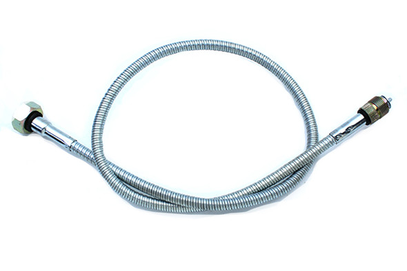 V-Twin - 36-2540 - Replica 35-1/2 inch Zicad Speedometer Cable - Fits 1936-1940 Harley-Davidson EL, 1941-1961 FL, 1938-1948 UL