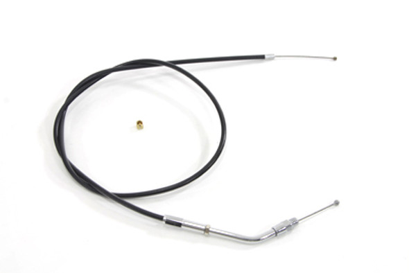 V-Twin - 36-2541 - Black Throttle Cable with 39-1/4 inch Casing