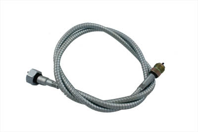 V-Twin - 36-2571 - 50 inch Zinc Speedometer Cable - Fits 1937-1952 Harley-Davidson WL