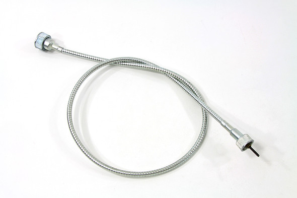 V-Twin - 36-2576 - 35 inch Zinc Speedometer Cable - Fits 1962-1980 Harley-Davidson FLHS, 1972 FX, 1962-1980 FLH, 1980-1983 FX