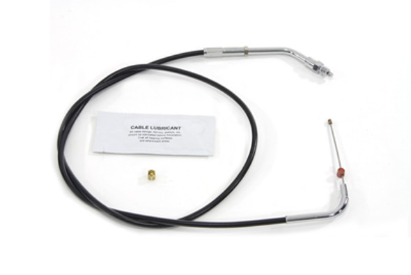 V-Twin - 36-2585 - Black Throttle Cable with 36 inch Casing