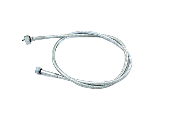 V-Twin - 36-2598 - 54.5 inch Zinc Speedometer Cable - Fits 1962-1973 Harley-Davidson G (Servi-car rear end)