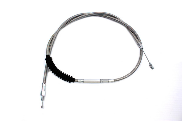 V-Twin - 36-8048 - 62.69 inch Braided Stainless Steel Clutch Cable