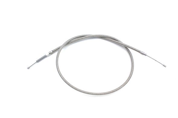 V-Twin - 36-8054 - 53.31 inch Braided Stainless Steel Clutch Cable