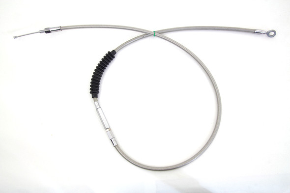 V-Twin - 36-8055 - 60.63 inch Braided Stainless Steel Clutch Cable