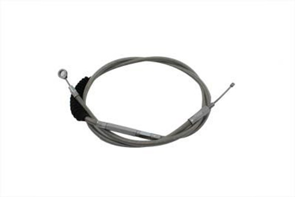V-Twin - 36-8056 - 57.63 inch Braided Stainless Steel Clutch Cable