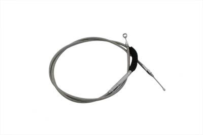 V-Twin - 36-8070 - 78.69 inch Braided Stainless Steel Clutch Cable - Fits 1993-2005 Harley-Davidson FXDWG, 1992 FXDBC, 1995-1999 FXD, 1994-2000 FXDS, 1993-2000 FXDL