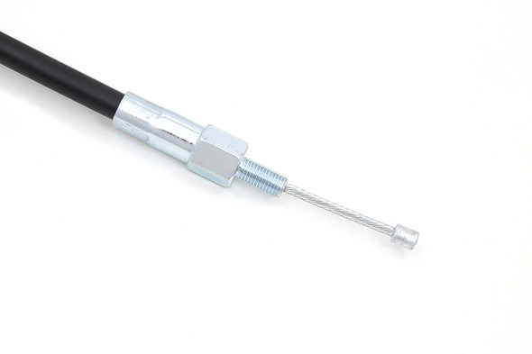 V-Twin - 36-8090 - 62.69 inch Black Vinyl Clutch Cable - Fits 1987-1999 Harley-Davidson FLT, FLST, FXST