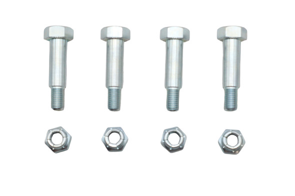 V-Twin - 37-0324 - Large Driver Footpeg Bolt Set Zinc
