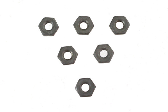 V-Twin - 37-0436 - Parkerized Hex Nuts 10-24