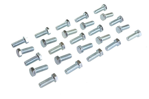 V-Twin - 37-0619 - Hex Cap Bolts Zinc 3/8 inch x 1 inch