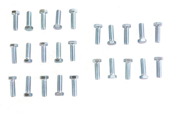 V-Twin - 37-0620 - Hex Cap Bolts Zinc 3/8 inch x 1-1/4 inch