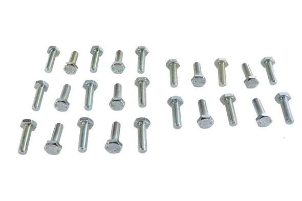 V-Twin - 37-0630 - Hex Cap Bolts Zinc 1/4 inch x 7/8 inch