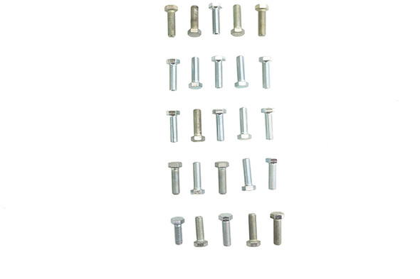 V-Twin - 37-0648 - Hex Cap Bolts Zinc 3/8 inch X 1-1/4 inch