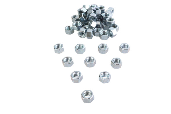 V-Twin - 37-0661 - Zinc Hex Nuts 3/8 inch-16 Standard