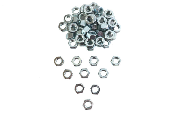 V-Twin - 37-0664 - Zinc Hex Nuts 7/16 inch-20 Standard
