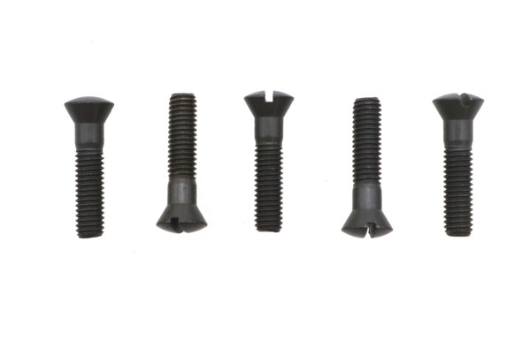 V-Twin - 37-0766 - Oval Countersunk Head Screws 1/4 inch-24 X 1-1/8 inch