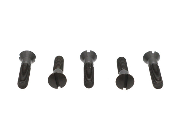 V-Twin - 37-0766 - Oval Countersunk Head Screws 1/4 inch-24 X 1-1/8 inch