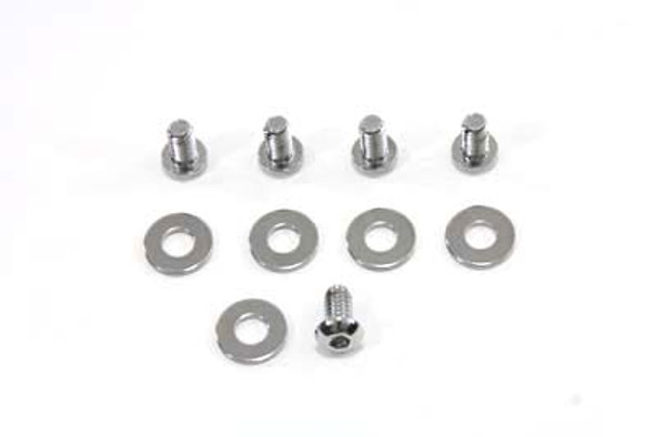 V-Twin - 37-0831 - Primary Derby Screw Kit Chrome