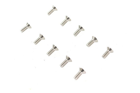 V-Twin - 37-0851 - Flathead Screws 10-32 X 1/2 inch Stainless Steel