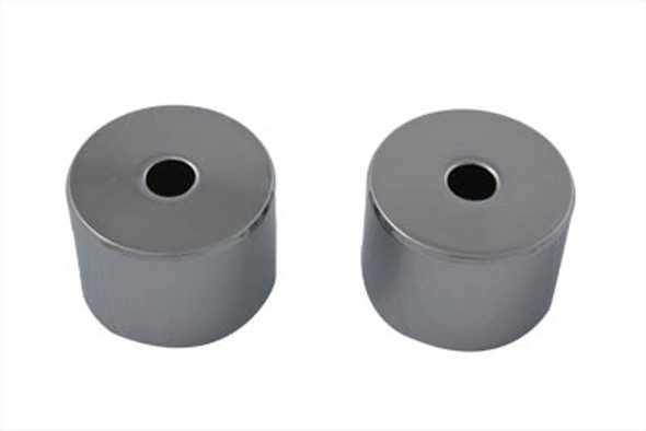 V-Twin - 37-0877 - Chrome ISO Mount Cover Set